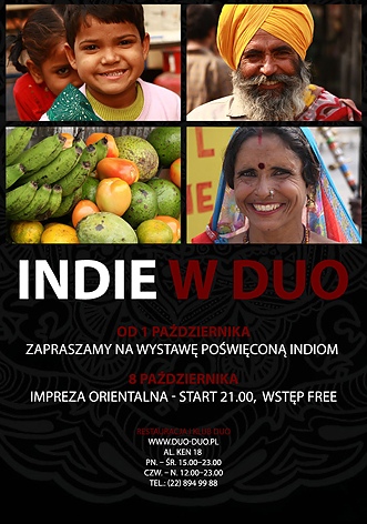 plakat DUO_parzuchowscy_indie_portrety indii_wysatwa podrozniczna_wystawa fotograficzna